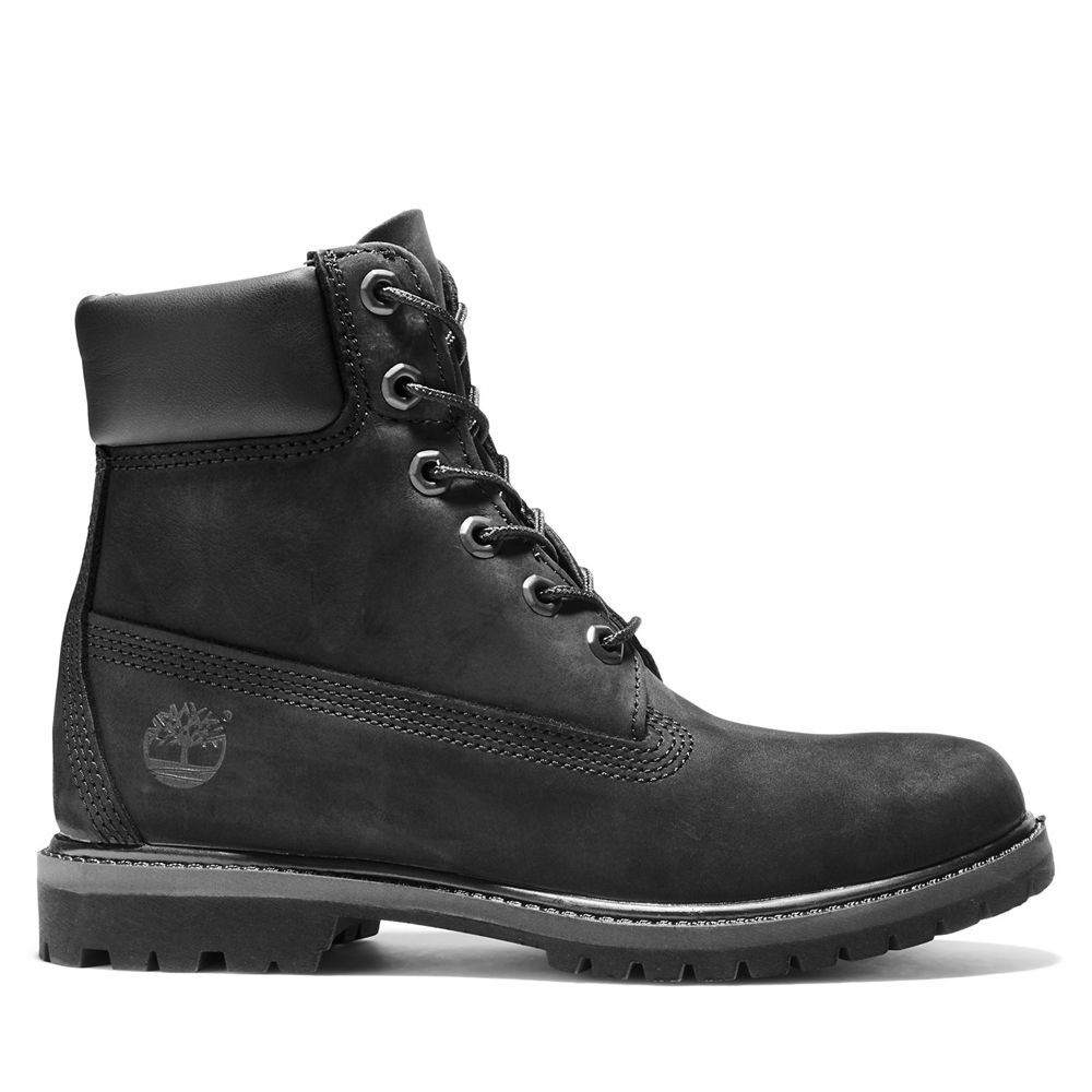 Bocanci 6-Inch Timberland Dama Negrii - Premium Waterproof - Romania - SDVFZY938